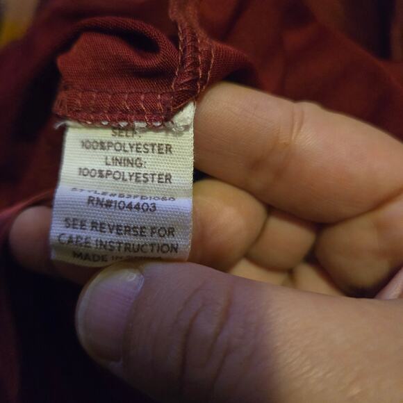 Blu Pepper Burgundy Puff Sleeve Satin Mini Dress Square Neck S - Picture 2 of 6